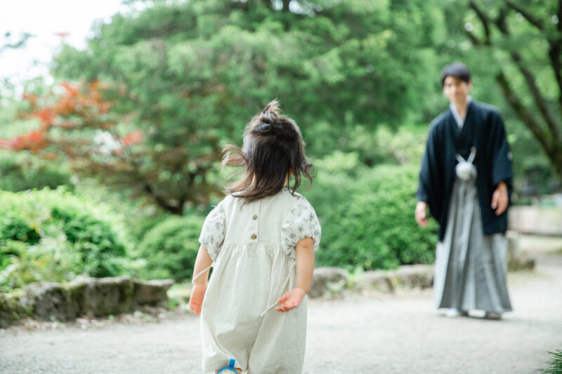 お子様と一緒にフォトウェディング