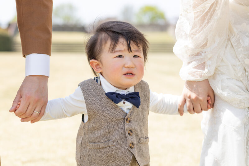 新郎新婦子供・ファミリーフォトウェディング