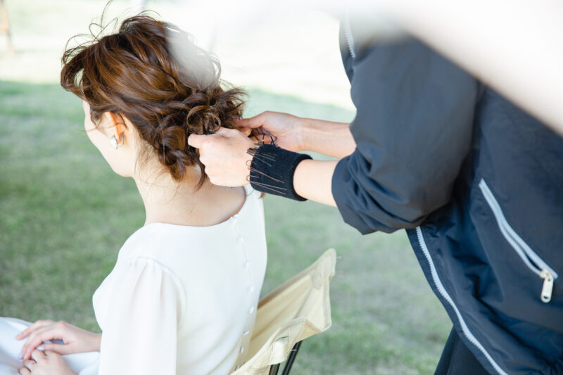 ヘアセット・フォトウェディング・花嫁