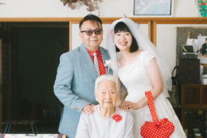 富山フォトウエディングで祖父母と一緒に撮影するためのポイント