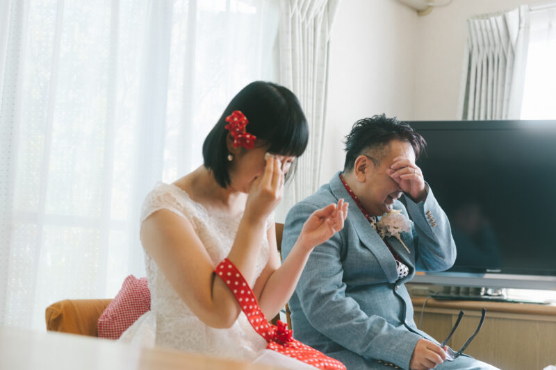 富山県射水市にあるシャトンで行った、ご実家で行う小さな結婚式のお写真。