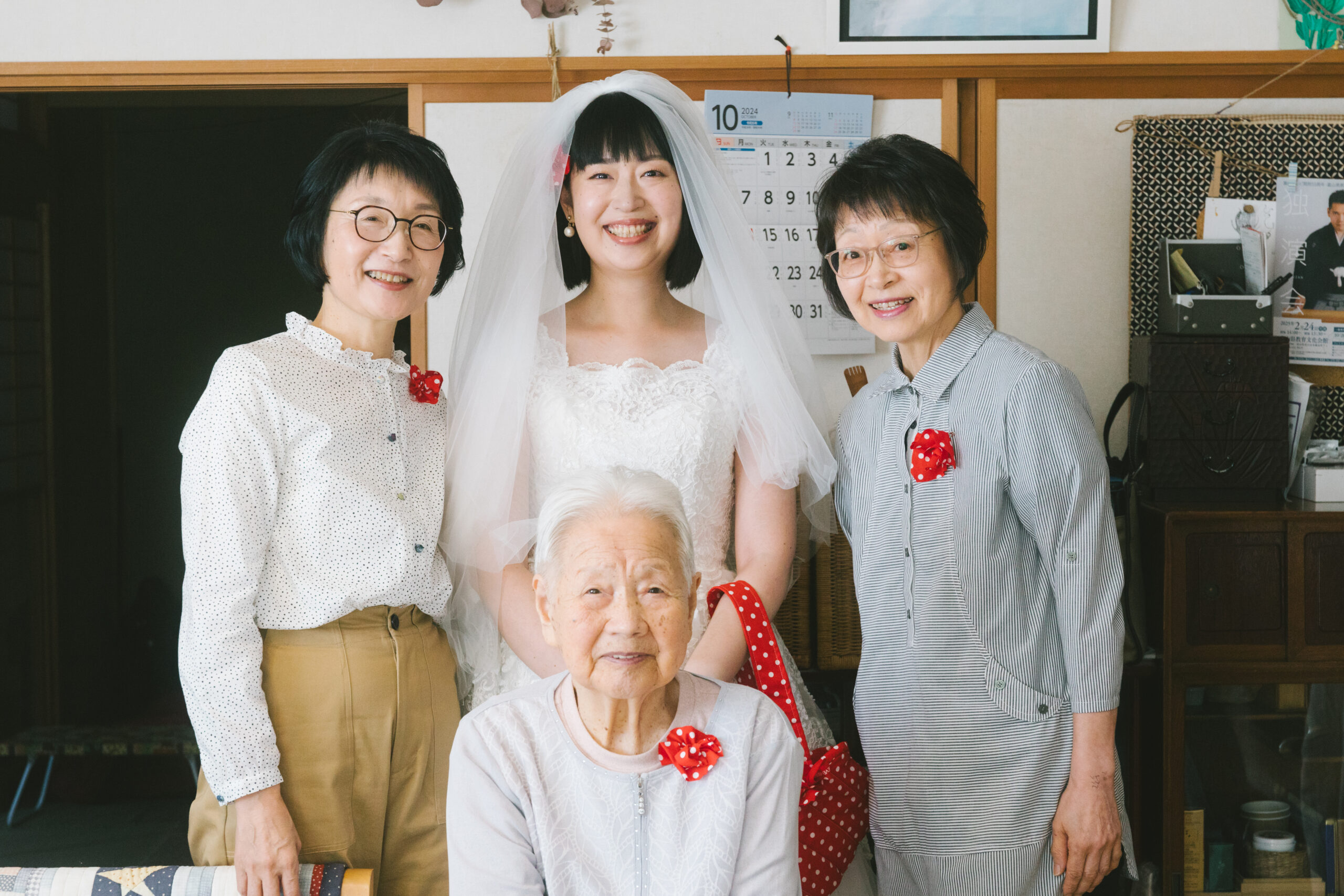 富山県射水市にあるウエディングフォトスタジオシャトンで行った親子で撮影するファミリーフォトウェディング